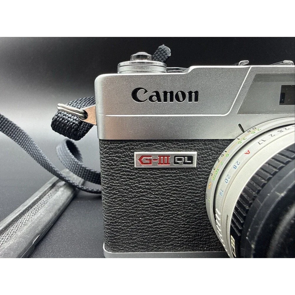 Vtg Canon Canonet QL17 G-lll QL 40mm Film Camera Rangefinder